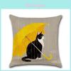 Classic Cat Design Pillow Cushion Cover For Bedroom And Living Room Decor