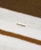 COVERNAT Striped Collar Knit Brown