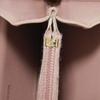 Used 10097 Coco Pearl Zip Coin Purse AP3811 7943 COCO Mark CC Mark Dots Random Matelasse Pink Beige Women's from Japan