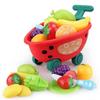 Kids Fruits Cutting Toy Vegetable Cutting Interactive Role Playing Kitchen Cooking Food Play Set