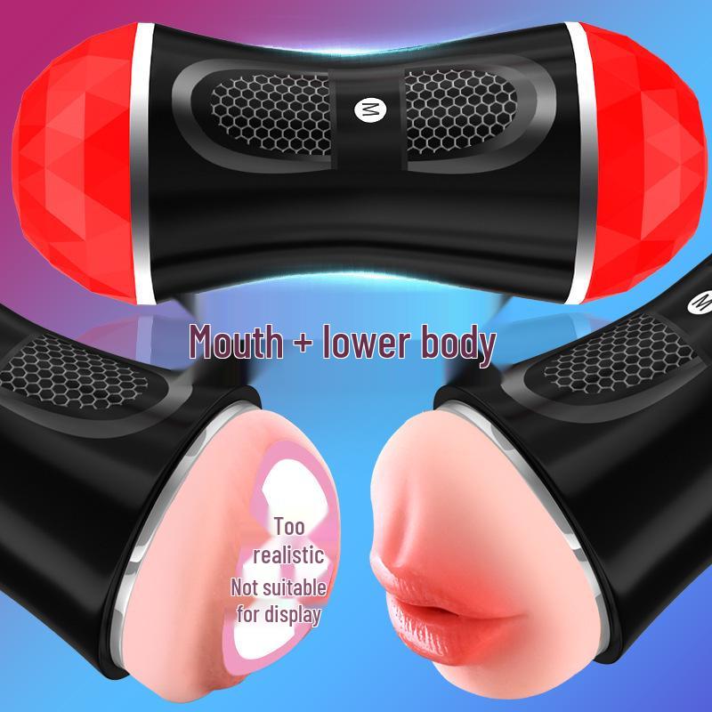 Silikonový tréninkový nástroj pro muže s oboustranným designem