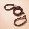 New Dog Leash Slip Rope Lead Leash Heavy Duty Braided Rope Adjustable Loop Collar Training Leashes For Small Medium Dogs