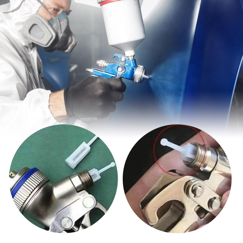 10 Stück Lackfilter HVLP Schwerkraftzufuhr Lacksiebe Filter Passend für die meisten Schwerkraftzufuhr-Farbspritzpistolen Ersatzfilter