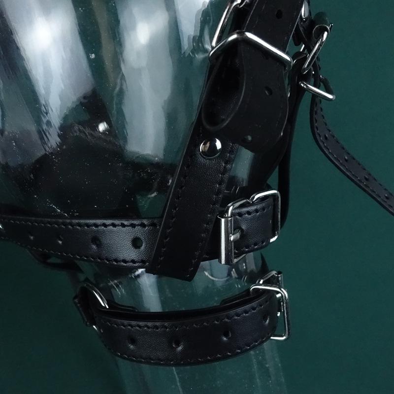 Harness-Style Anti-Vomiting Deep Throat Pleasure Gag Ball BDSM Prop