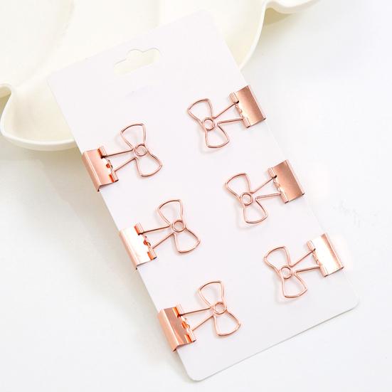 6Pcs Metal Paper Clips Cute Animal Shape Binder Clamps for School Office Colorful Document Photo Holders