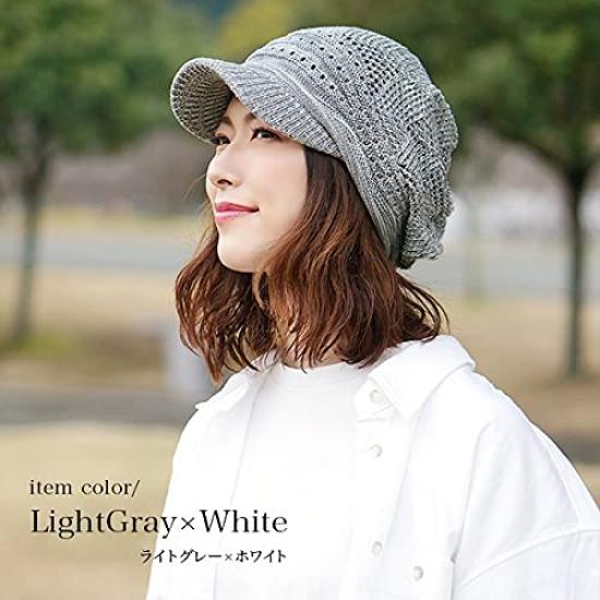 Knit Cap with Medical Newsboy Chemotherapy Care Loose Summer Knit Hospital Available in Various Colors Pink x [hanahana15] Brim, Cap, Stylish,