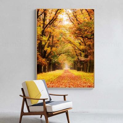 Poster e stampe della foresta autunnale, dipinti su tela, natura, paesaggio, quadri moderni da parete per soggiorno, arredamento per la casa, senza cornice