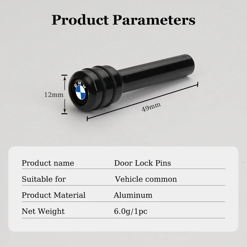 4 Piezas Perilla de Cerradura de Puerta de Coche Aleación Seguridad Seguro Pasadores de Tracción Para Bmw M3 M4 M5 M6 F20 F30 G20 F31 F34 F10 G30 F11 X3 F25 X4 I3 1 3