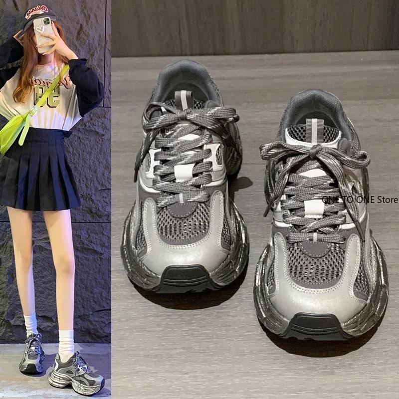 Mode Neue Sport Laufschuhe für Damen Sneaker Frau 2025 Trend Damen Laufschuhe im Angebot Damen Tennisschuh Freizeitsneaker