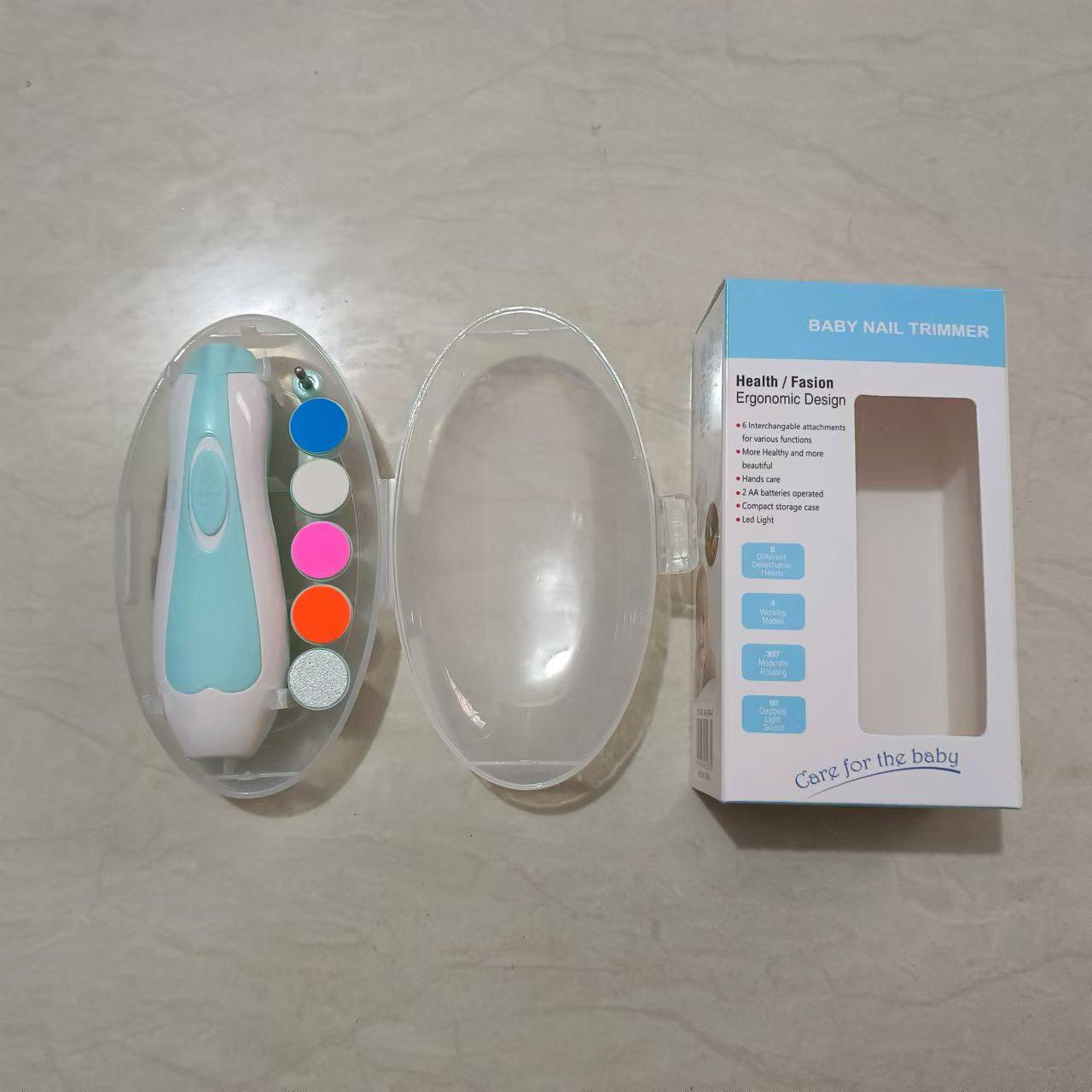 Multifunctional Electric Baby Nail File and Clipper Set for Infants