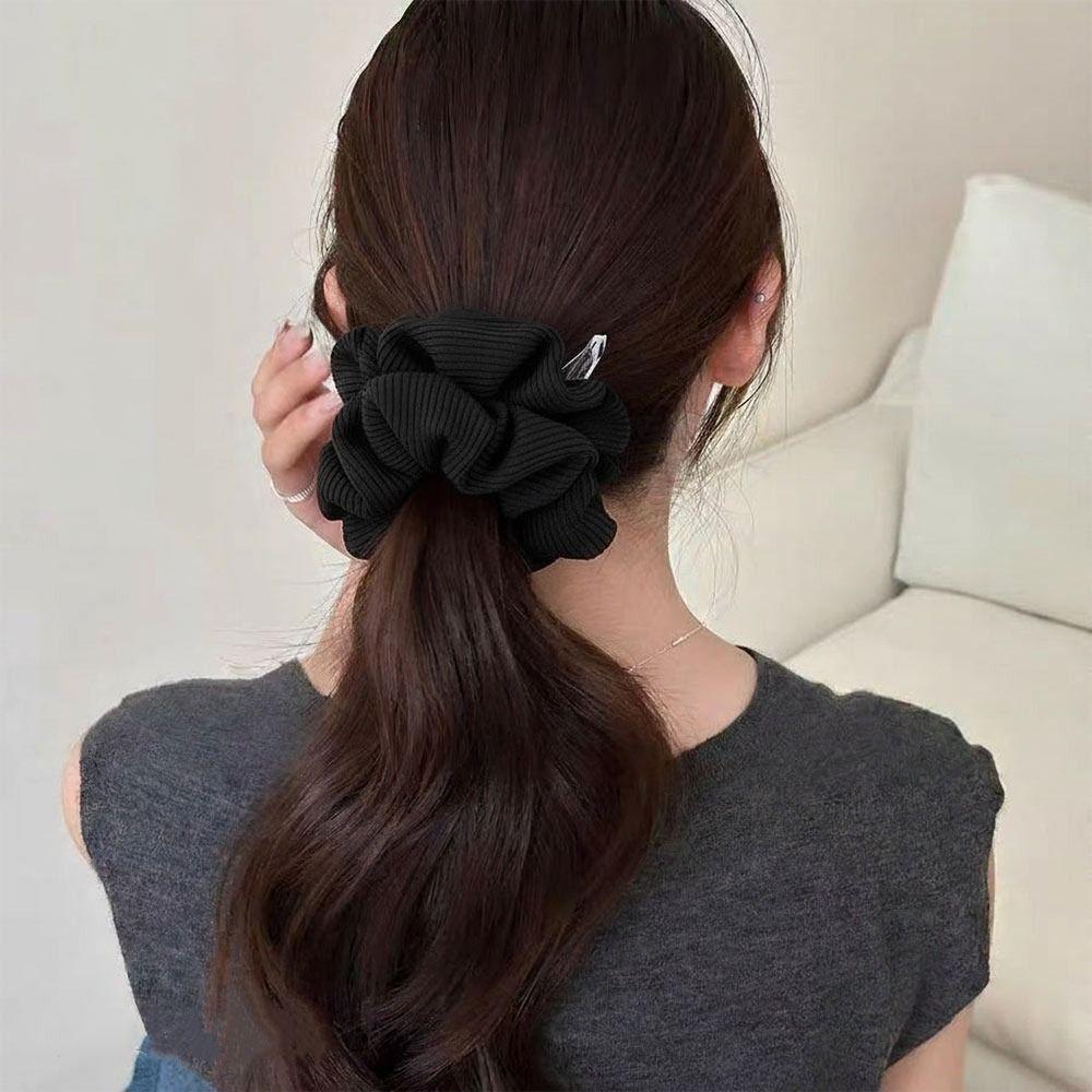 Anti-Theft Scrunchie with Hidden Pocket Elastic Hair Band Trendy Ponytail Holder Women Girls