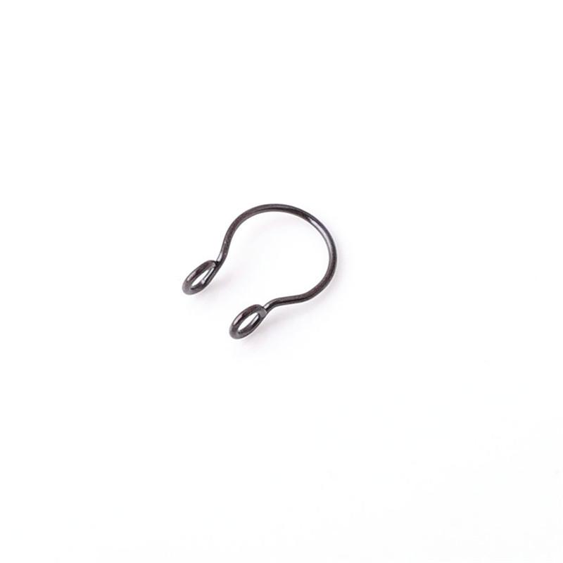 1pcs C Shaped Fake Nose Ring Hoop Septum Rings Stainless Steel Nose Piercing Fake Piercing Oreja Pircing Jewelry New