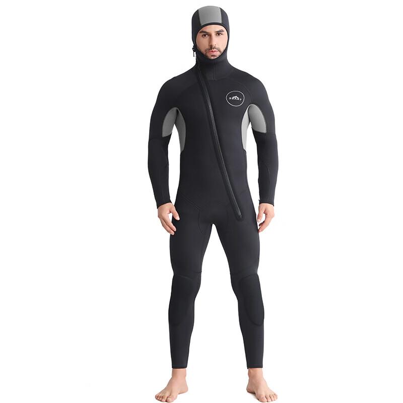 

SBART 5MM Hooded Thermal Wetsuit for Diving and Spearfishing 2XL