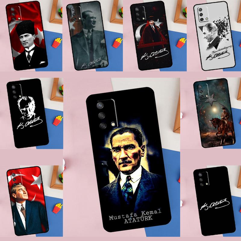 Turkey Mustafa Kemal Ataturk Case For Oppo A58 A18 A38 A78 A98 A17 A77 A80 A40 A60 A16 A76 A96 A74 A94 A54 A15 A57S Cover