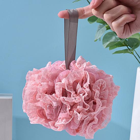 Shower Sponge Highly Absorbent Super Soft Nylon Shower Bath Sponge Shower Exfoliating Scrubber Bathroom Supplies