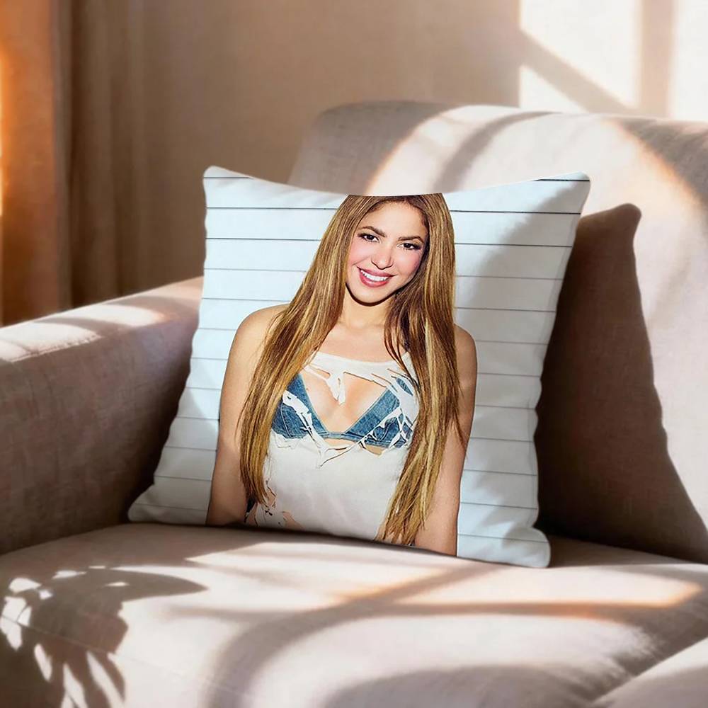 V-Vintage S-Shakira Pillow Case Pattern Printed Pillowcase For Living Room Sofa Cushion Cover