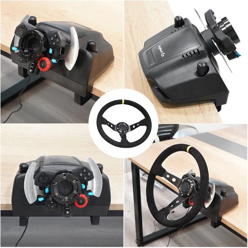 13/14inch Steering Wheel Adapter Spacer with Screws 70mm Aluminium Adapter Plate for G29 G920 G923 Gaming Accessories