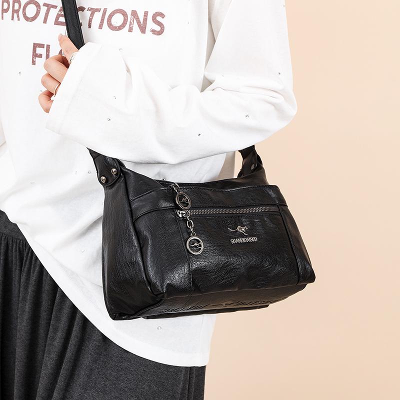 Large Capacity Small Square Bag Mother Bag Women's Shoulder Bag Multi-Layer Crossbody Bag