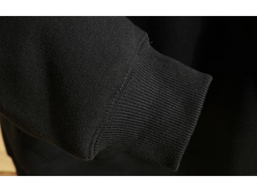 Chao Pang Oversized Hoodie: Autumn/Winter Thick Velvet 11XL Pullover