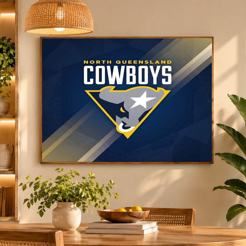 5D Diamond Painting North Queensland Cowboys DIY Full Drill Diamond Art Kit Home Decoration