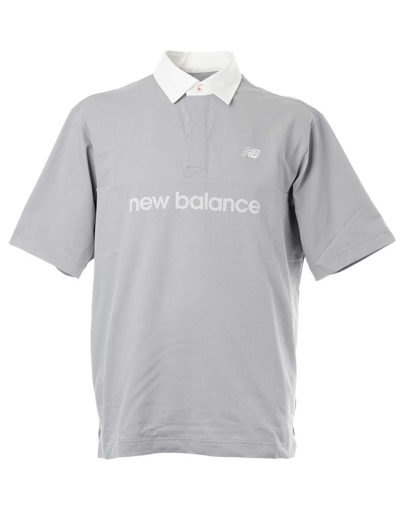 Golf Half Sleeve Polo Shirt To the 3 [New Balance] Men's (Stretchy/Cool Touch) / 012-5166004 023_Gray [S]