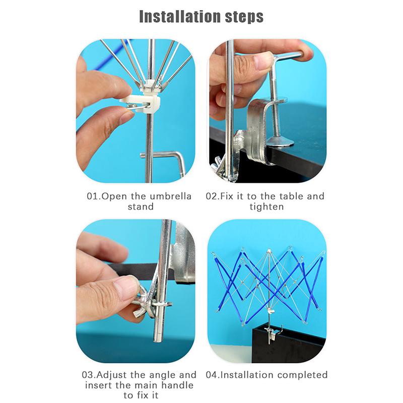 Yarn Thread Fiber String Wool Winder Holder Umbrella Knitting Operated Craft For Patchwork Sewing Diy Accessories