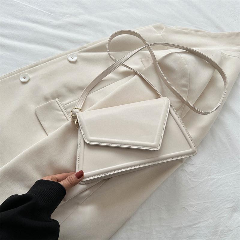 Chic Minimalist Small Square Bag Casual Everyday Purse For Women Available In Black White Pink Brown Khaki