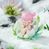 Jade Hairpin Snow Lotus Cherry Blossom Figurine Toy - Chinese Style Gift for Girls