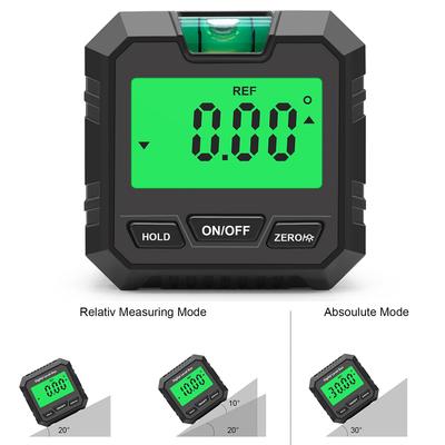 Präziser digitaler Neigungsmesser, Mini, 360 Grad, magnetische Wasserwaage, Winkelsucher, Messgerät, Winkelmesser, Neigungsmesswerkzeug
