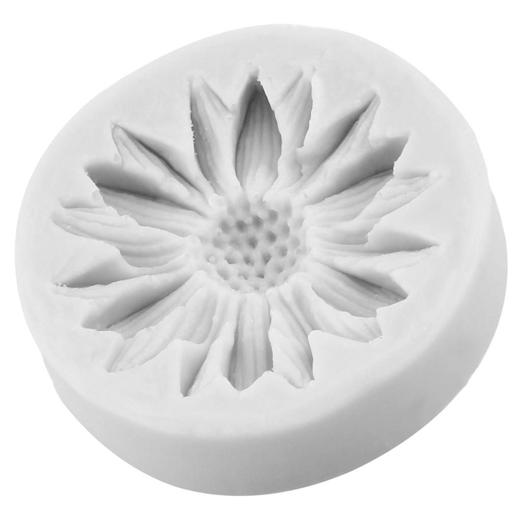 Flower Silicone Molds Sunflower Rose Chrysanthemum Flower Fondant Mold Cake Decorating Tools Cupcake Topper Candy Resin Clay Chocolate Gumpaste Mold