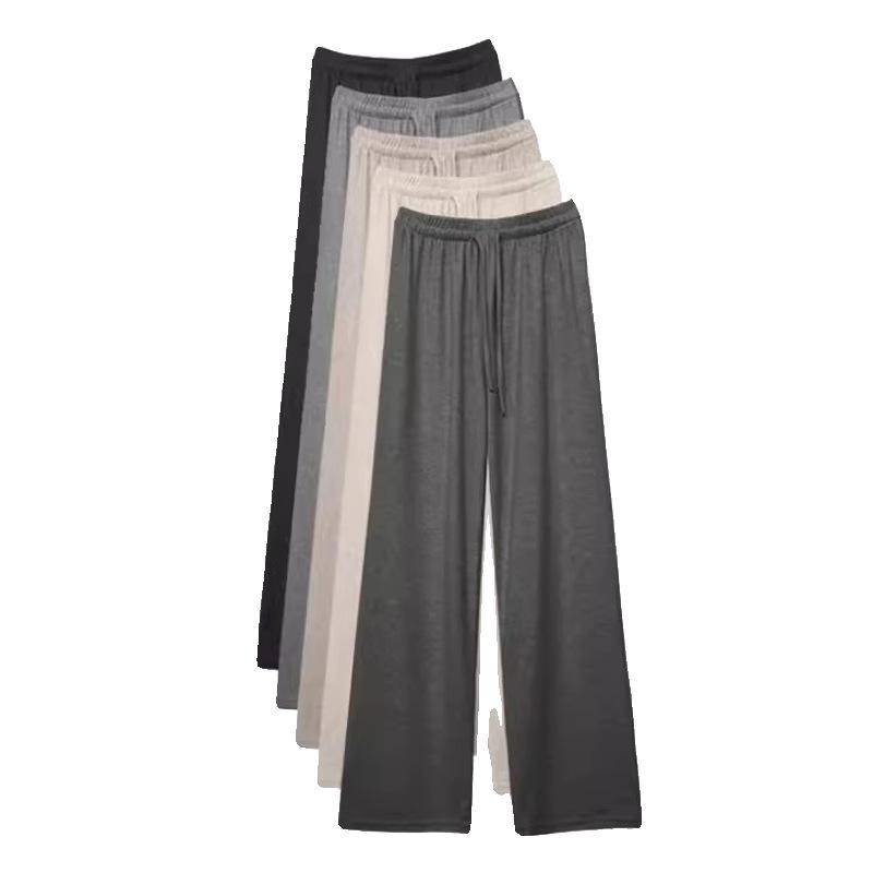 145 Petite High Waist Wide Leg Pants - Glutinous Rice Soft Drapey Straight Leg, Perfect for Spring & Autumn.