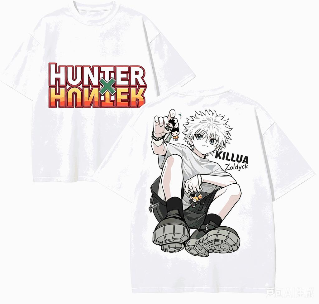Hunter X Hunter Anime Lover TShirt Harajuku Cotton NewModel High Street Oversized Unisex Soft Short Sleeves Classic Breathable