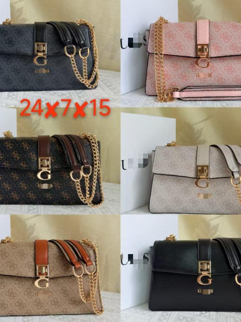 Guess Home Neue Mode G-Print Kleines Quadratisches Ketten-Klappen-Crossbody-Schultertasche