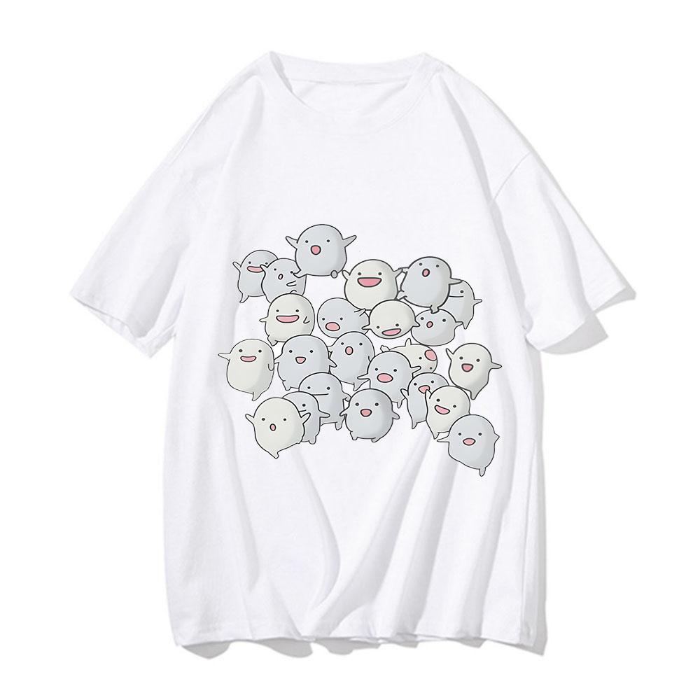 Warawara THE BOY AND THE HERON T Shirt Men/Woman Harajuku Aesthetic Graphic Kawaii Shirt Unisex Casual High Quality Cute Clothes