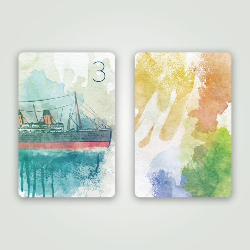 Innocent Secrets Lenormand 9*6cm 36 Pcs Cards Soft and Gentle Coloring Created with Delicate and Flowing Nature of Watercolors