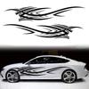 Flame Graphics Car Body Side Stickers Flame Racing-Sports Stripe Decal for Car Universal Vinyl Self-Adhesive Decal Decor