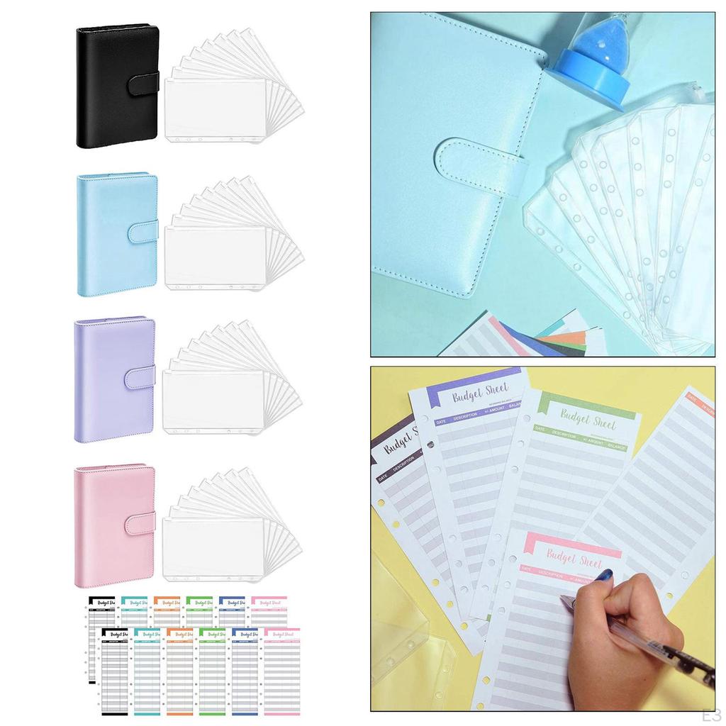 book Pockets,Budget Planner Organizer, Budget Envelope System
