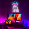 Multicolor LED Neon Lights - Transparent Acrylic Signs for Party Decor