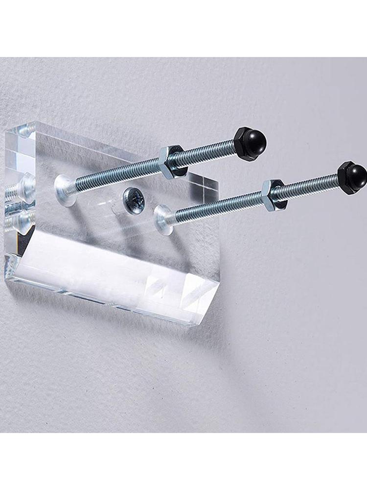 Skateboard Wall Hanger Wall Mount Skateboard Storage Holder Clear Skateboard Storage Holder Rack Acrylic for Skateboard Lovers