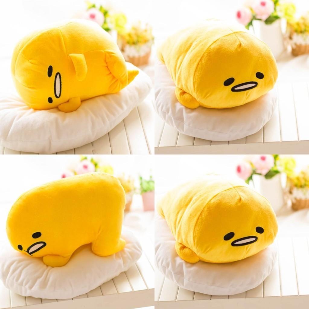 Adorable Cute Lying Gudetama Lazy Egg Motchiri 15" Plush Toy Stuffed Pillow Cushion For Ultimate Comfort