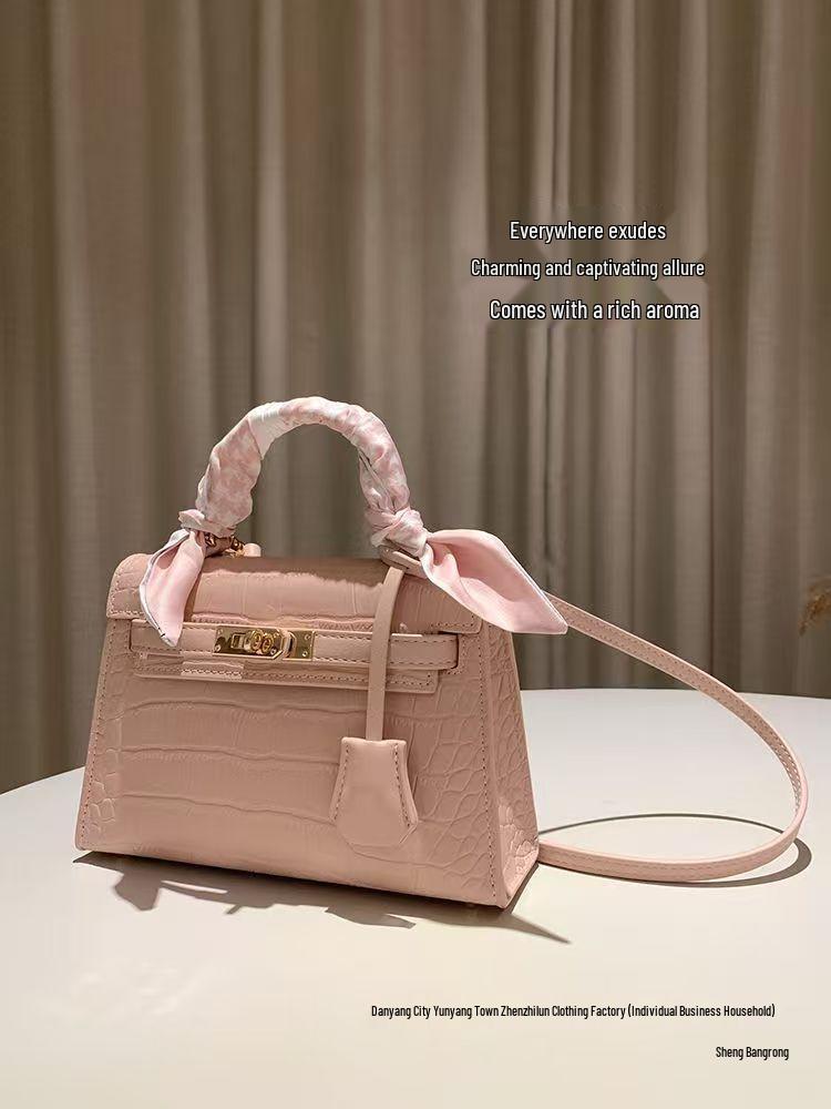 Versatile Kelly Bag: Luxury Textured Handbag for All Seasons - Women's Fashion, Casual Style