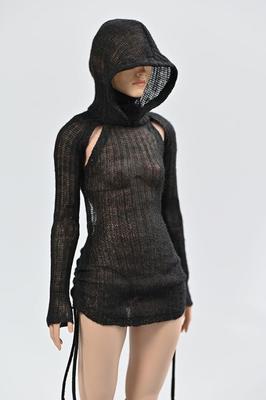 Toys & Hobbies [TOYBARJAPAN] 16 Scale Action Figure Compatible with TBLeague Body SUPER Special Offer Vest Hooded Dress One Piece Skirt (head, Body