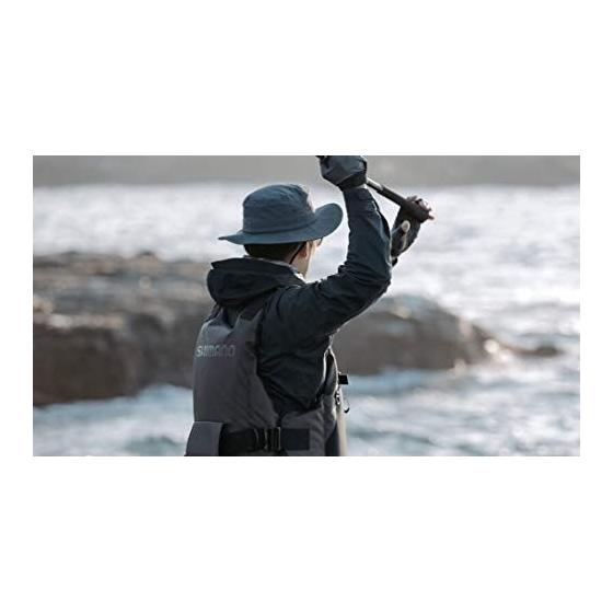 Used New [Shimano] Fishing Wear Fixed Floating Vest Rock Shore Vest VF-029U Black 0 Rock Shore Rock Sea Saltwater