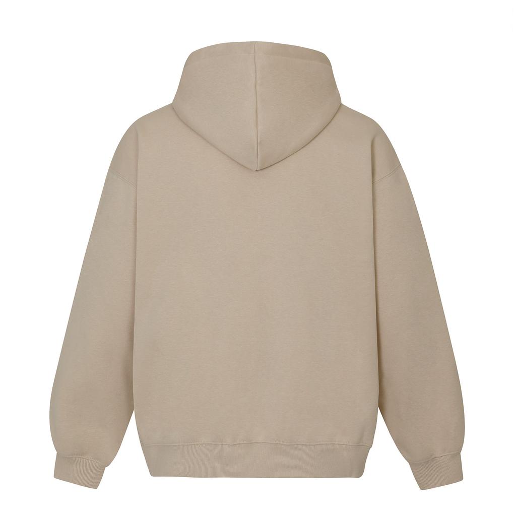 Apparel Simple Logo Hoodie Oversized (Sand/White)