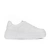 [Shei Same Style In Stock] Seoul Sunny Day~ South Korea Leather Heightening Platform Casual Sports Board Shoes White Shoes