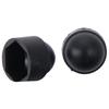 160Pcs Black Bolt Covers M4 M5 M6 M8 M10 M12 Hex Nut Caps Kit Screw Caps
