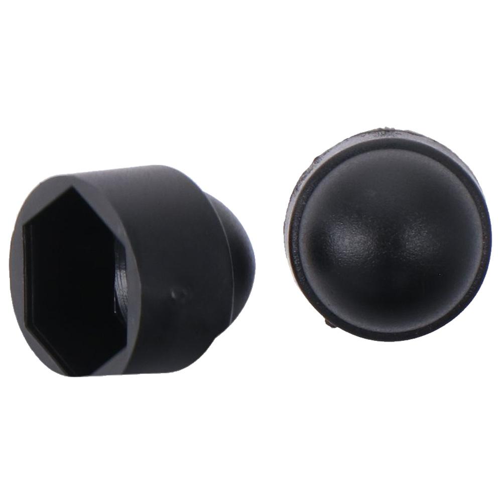 160Pcs Black Bolt Covers M4 M5 M6 M8 M10 M12 Hex Nut Caps Kit Screw Caps