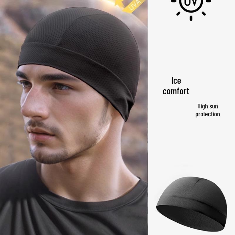 Butterfly Mesh Ice Silk Cycling Cap: Breathable, Cool, Comfortable Helmet Liner for Sun Protection