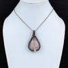 Tree Of Life Rose Quartz Jewelry, 999 Copper Wire Wrapped Pendant Handmade Gemstone Jewelry, Gifts For Wife Brand New Pendant