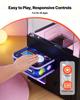 Claw Crane Machine, Medium-Sized Arcade Game Machine with Light & Sound, Adjustable Difficulty, Precise Toy Candy Grabber Prize Dispenser Vending Toy,
